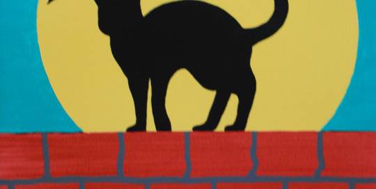 Cat On A Wall