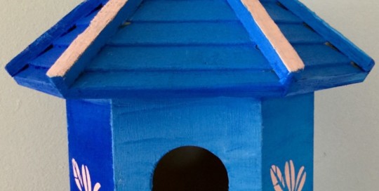 Stencil Birdhouse