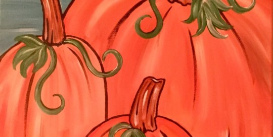 Three Pumpkins