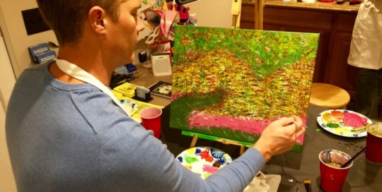 Birch Painting