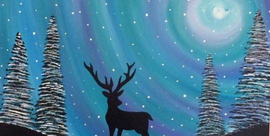 Winter Deer