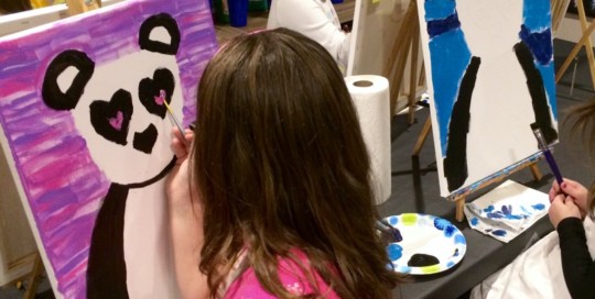 Panda Painting