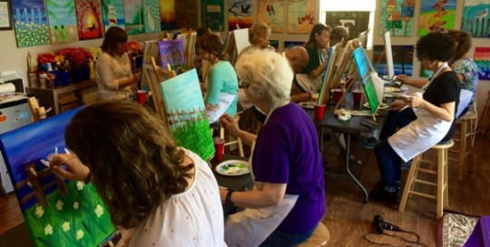 Luncheon Painting