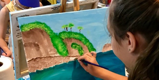 Kids Ocean Cliff