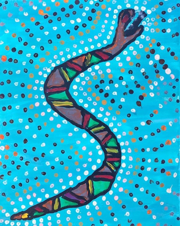 aboriginal-snakes-paint-party-farm