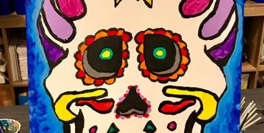 Hollowed Eyes Skull