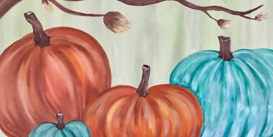 Four Pumpkins