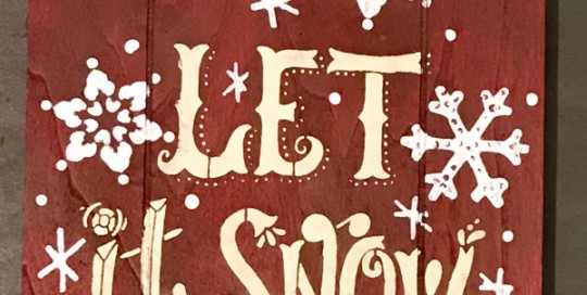 Let It Snow Sled