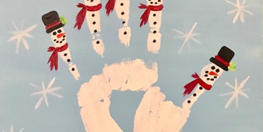 Snowmen Handprints