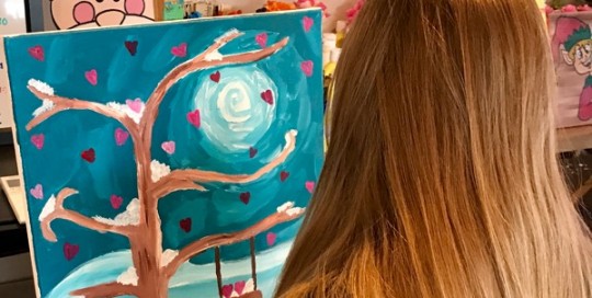 Painting Winter Love
