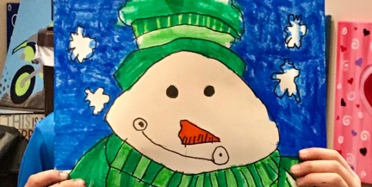Eagles Snowman