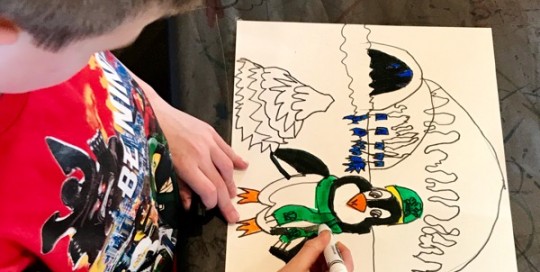 Penguin Drawing