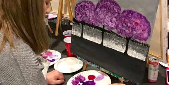 Purple Trees