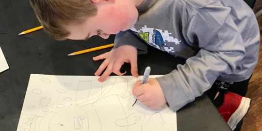 Sharpie Snowman
