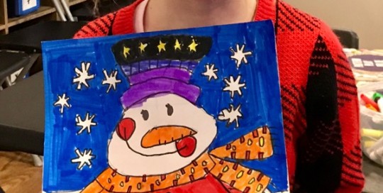 Snowman Drawing