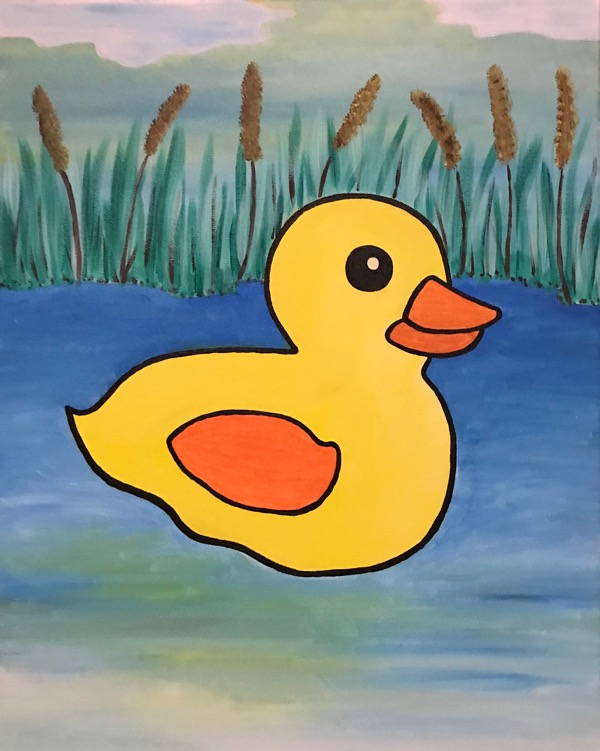 Kids Gallery Paint Party Farm - duck on a cone roblox