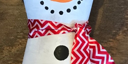 Snowman Pot