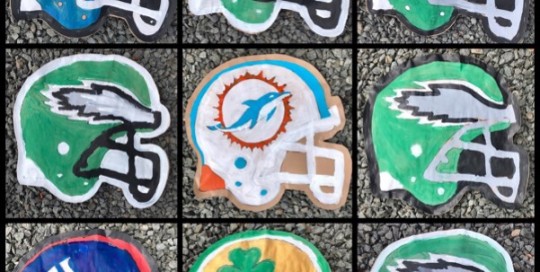 Stuffed Football Helmets