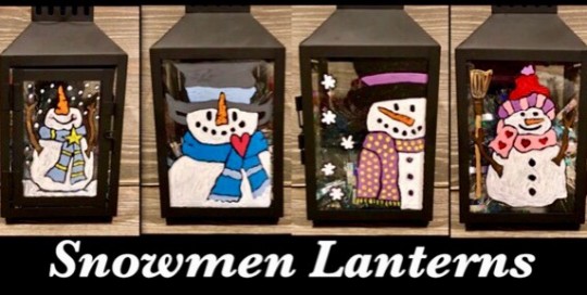 Snowman Lantern