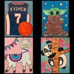 5:00 pm or 6:00 pm Kids Paint Sessions at HealthQuest