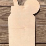 EATS Fundraiser Take Home Kit #3 ~ Wooden Mason Jar