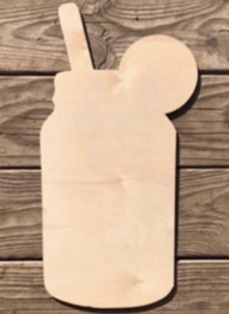 EATS Fundraiser Take Home Kit #3 ~ Wooden Mason Jar