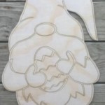 EATS PTO Fundraiser Take Home Kit #1 ~ Wooden Easter Gnome