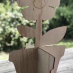 3:30 - 5:00pm Kids Wooden Standing 3D Flower Pot Session $25