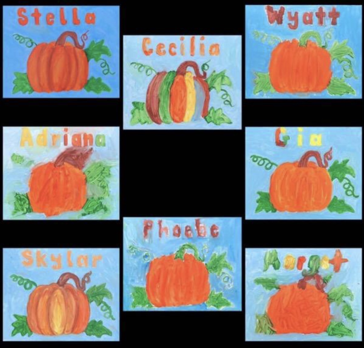 4:00 - 5:15pm Kid's (K - 8) After School Personalized Pumpkin Canvas Session