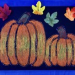 4:00 - 5:15pm Kid's (K - 8) After School Oil Pastel Pumpkin Session