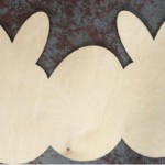 EATS PTO Fundraiser Take Home Kit #2 ~ Wooden Bunnies and Egg