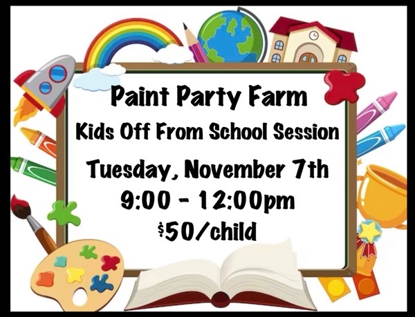 9:00 - 12:00pm Kids Off From School Session (Grades K-6)